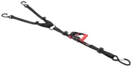 PRP 1" Spare Tire Tie-Down With Snap "S" Hooks Black