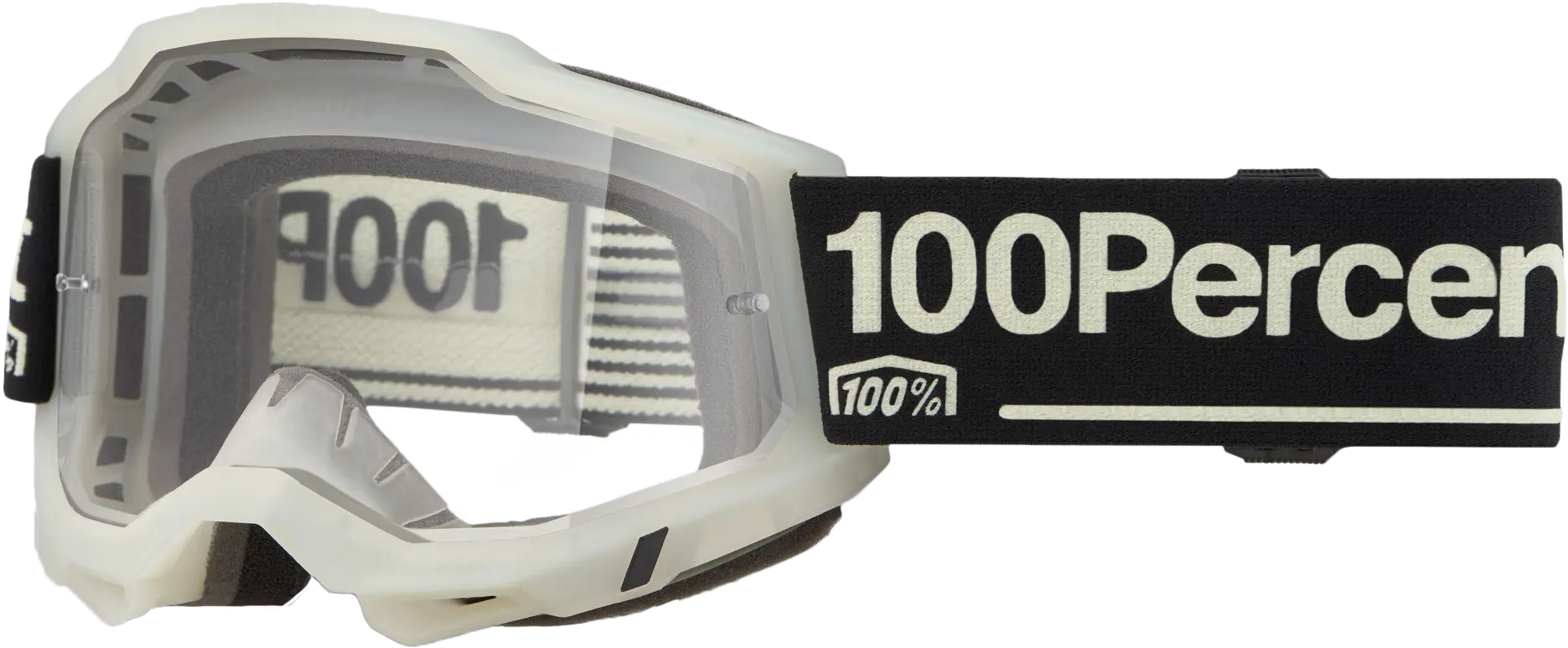 100% Accuri 2 Goggle Glow with Clear Lens
