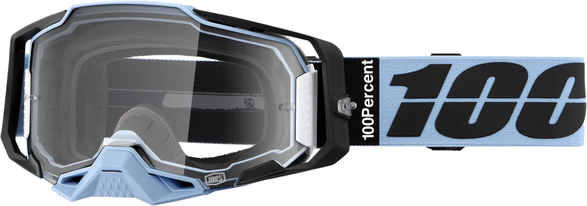 100% Armega Goggle Petros with Clear Lens