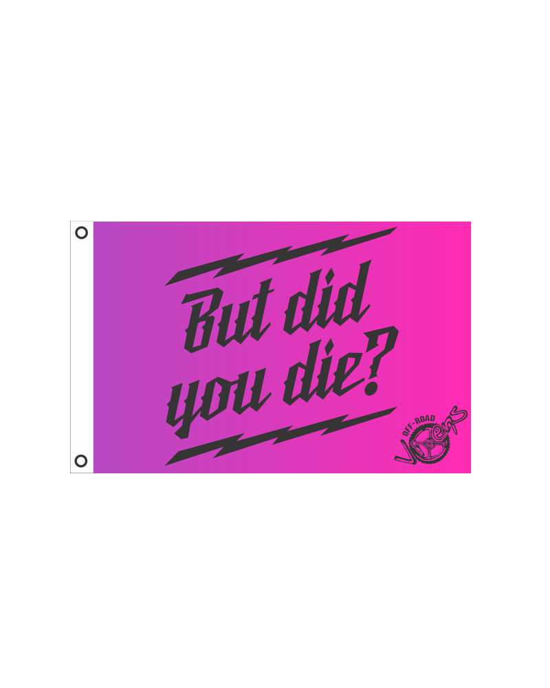 But did you Die? Flag 2' x 3' - Image 4