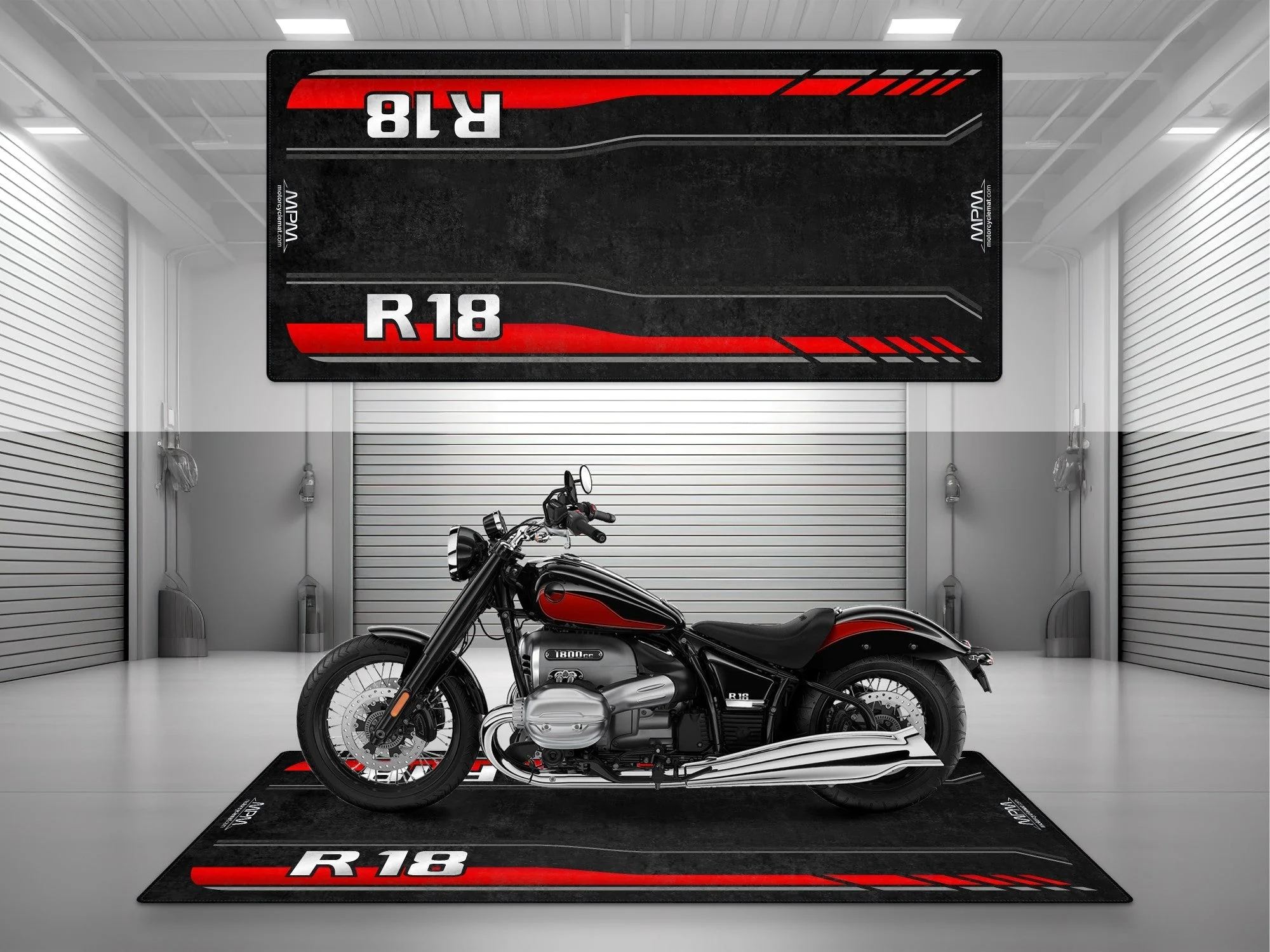 Designed Pit Mat for BMW R18 Motorcycle - MM7288