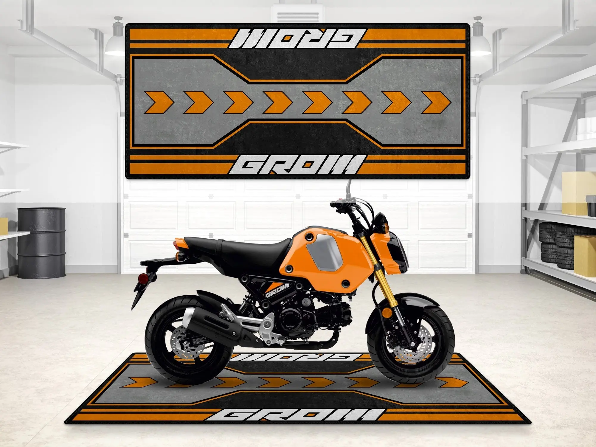 Designed Pit Mat for Honda GROM Motorcycle - MM7265 - Image 13