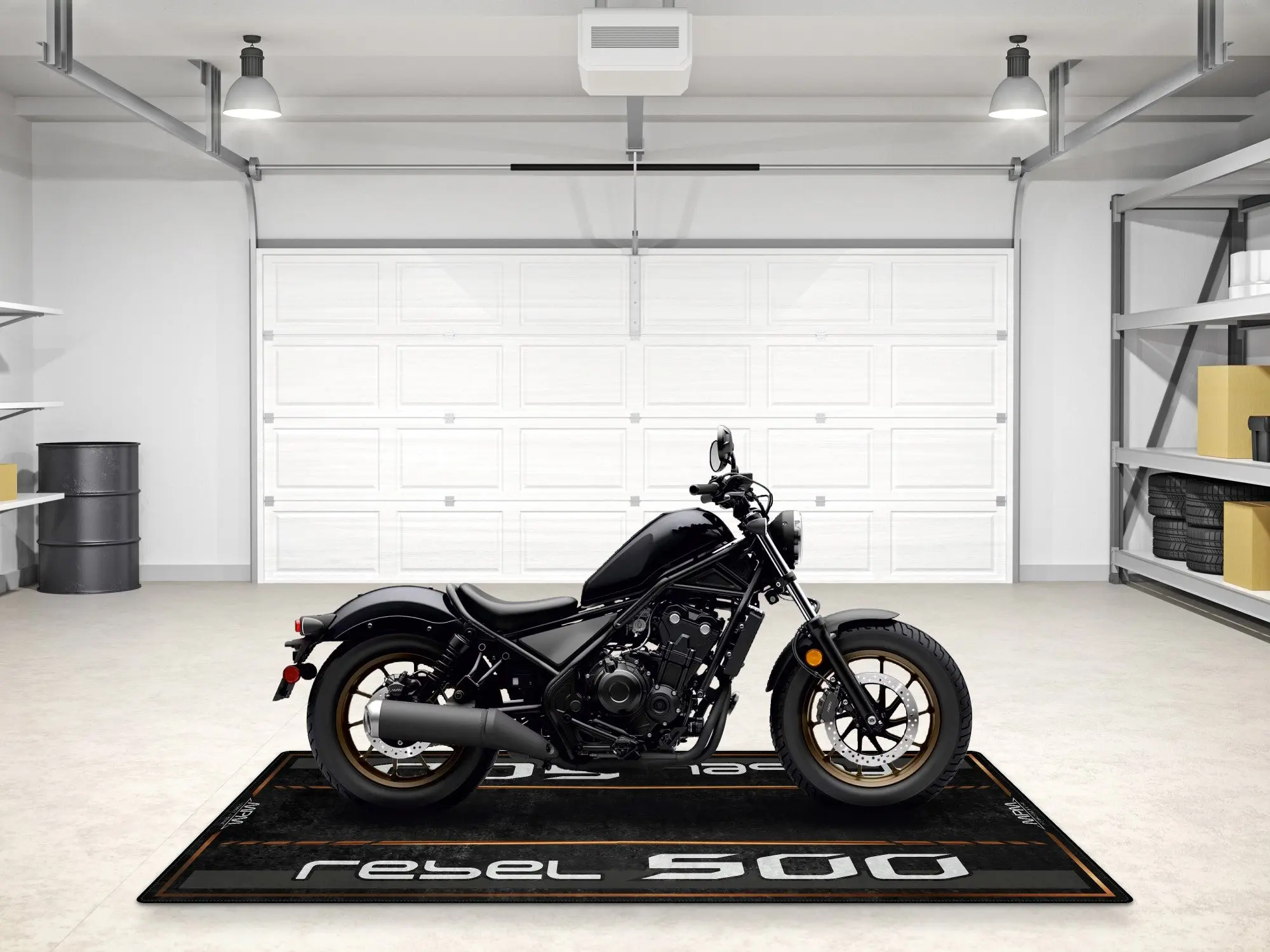 Designed Pit Mat for Honda Rebel 500 Motorcycle - MM7439 - Image 10