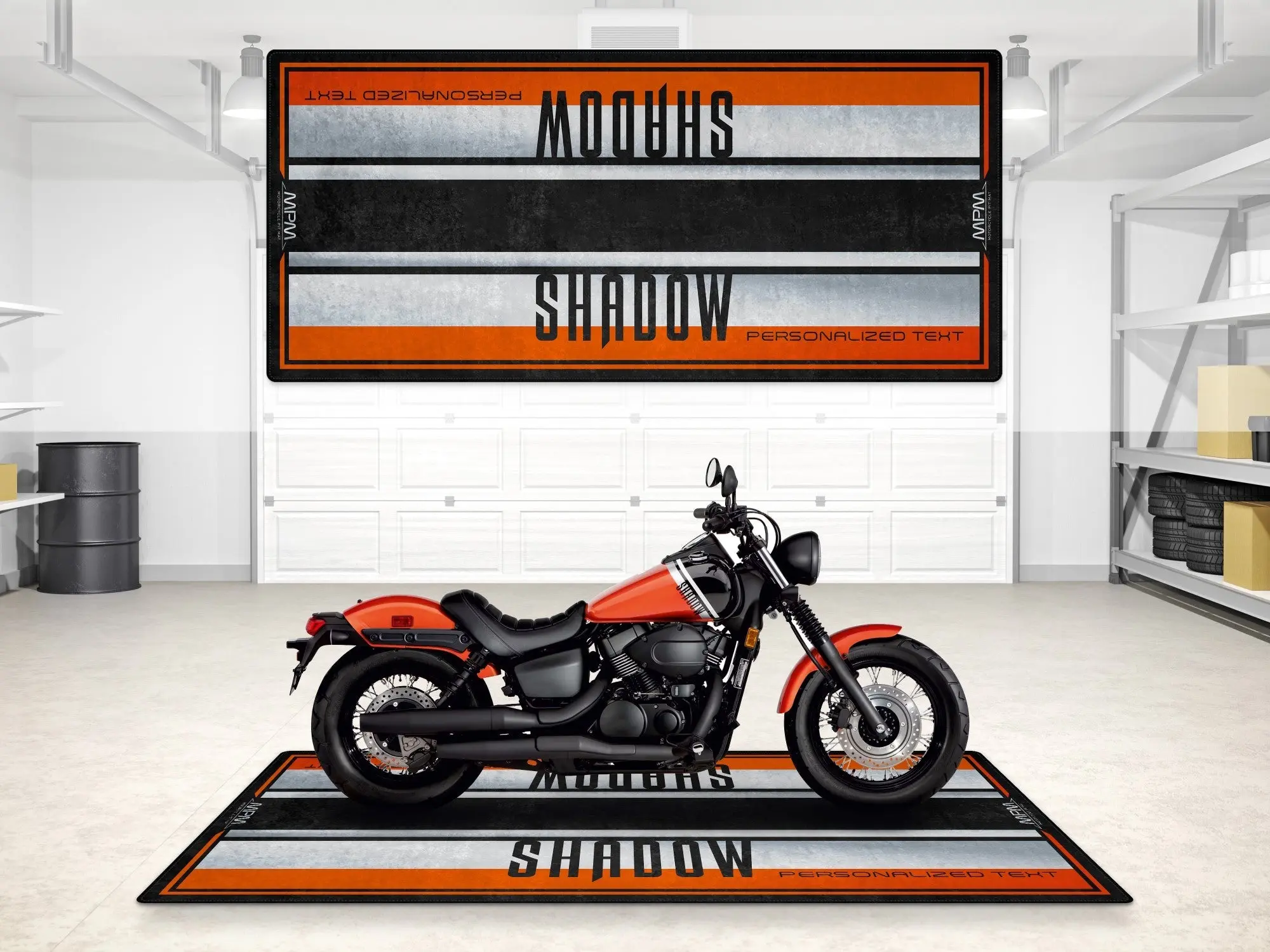 Designed Pit Mat for Honda Shadow Phantom Motorcycle - MM7436 - Image 8