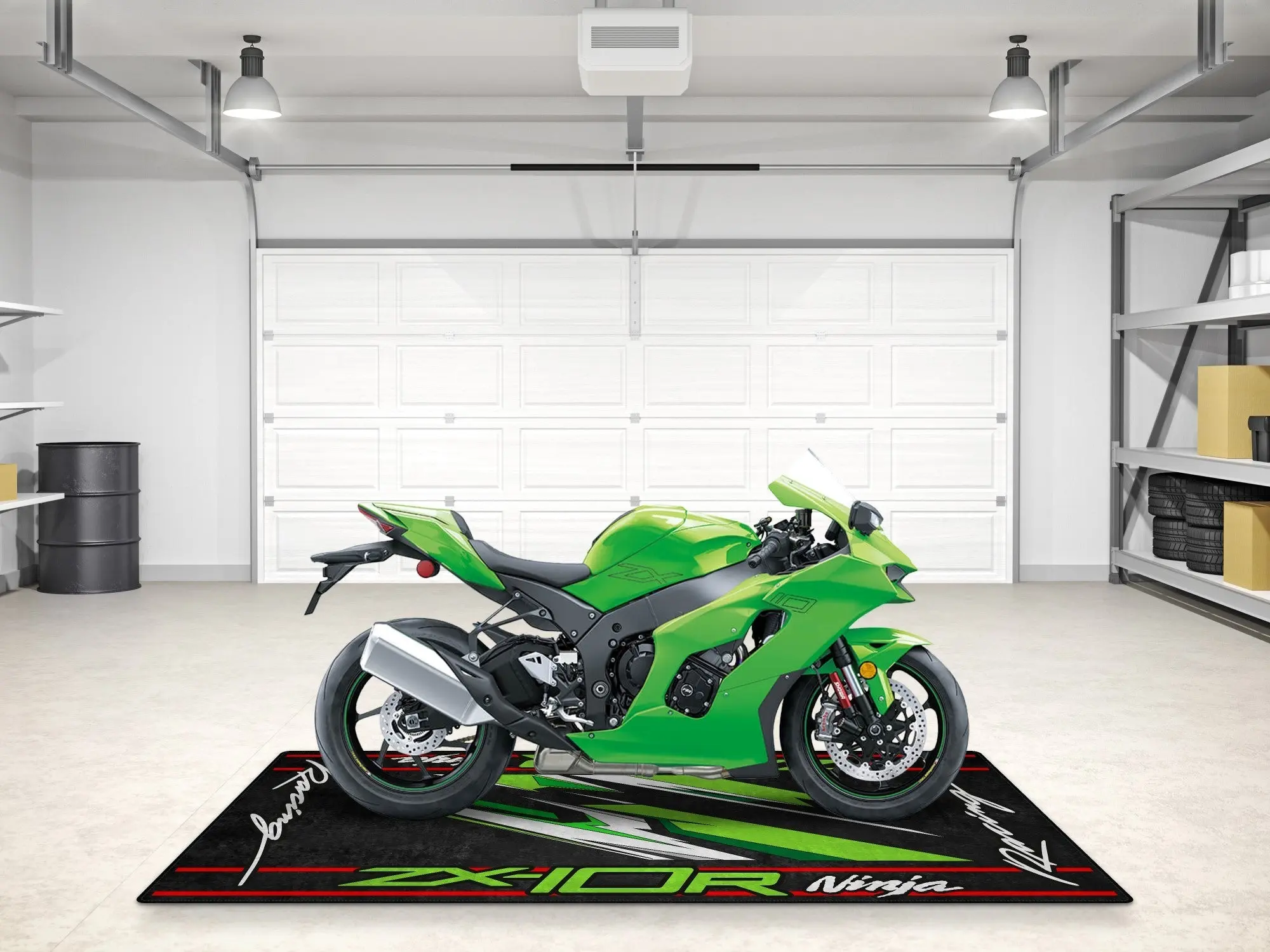 Designed Pit Mat for Kawasaki ZX-10R Motorcycle - MM7250 - Image 5