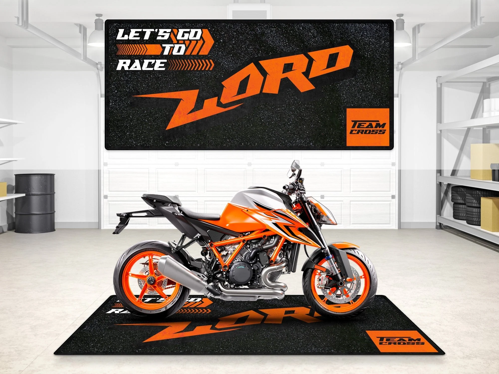 Designed Pit Mat for KTM Motorcycle (Lord) - MM7218