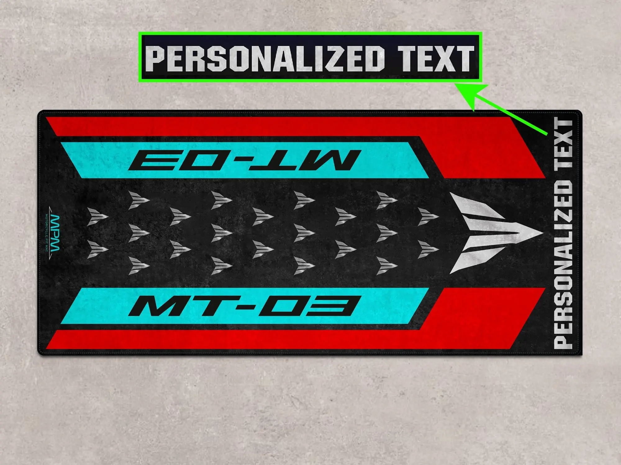 Designed Pit Mat for Yamaha MT-03 Motorcycle - MM7121 - Image 8