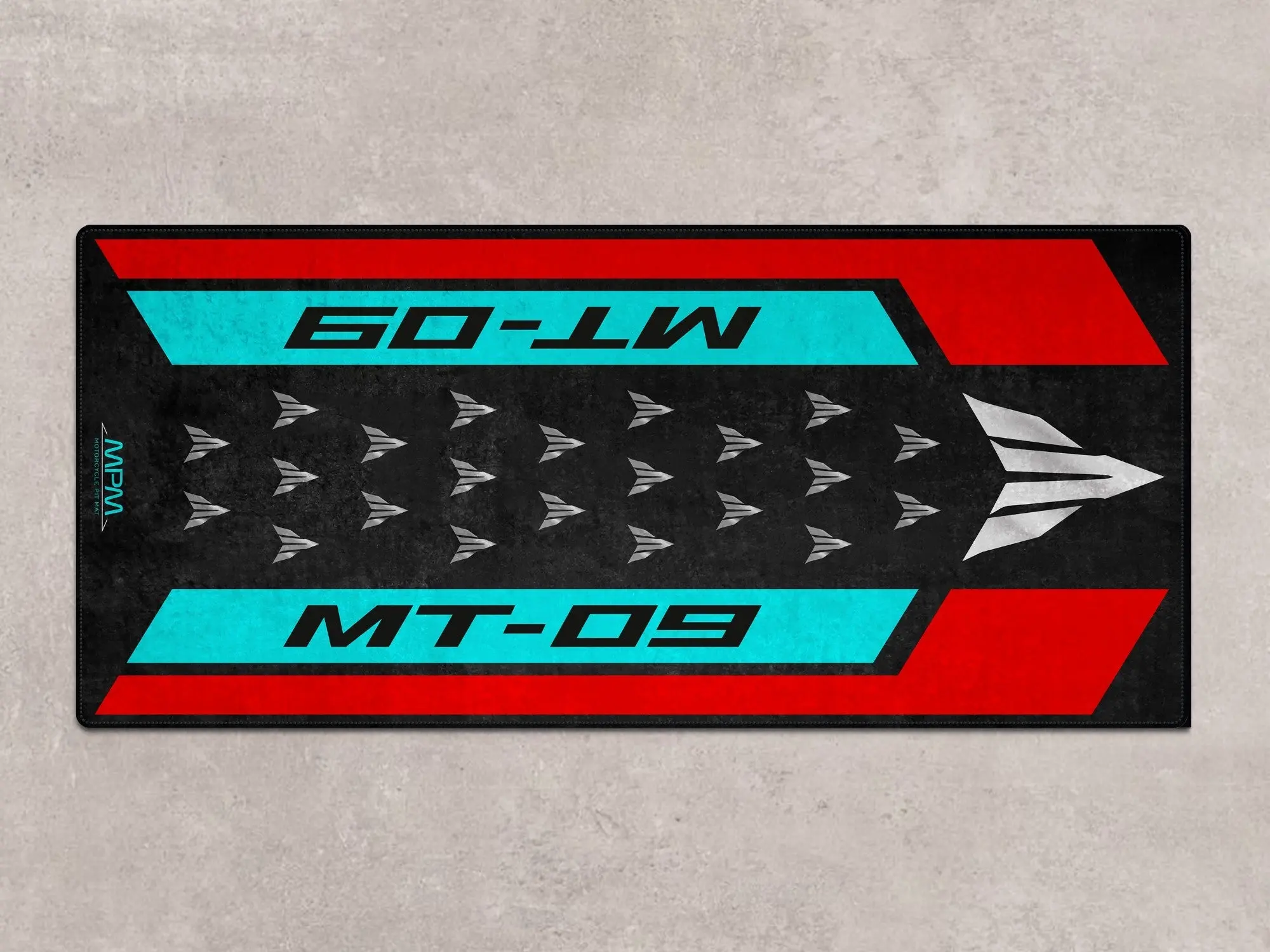 Designed Pit Mat for Yamaha MT-09 Motorcycle - MM7117 - Image 2