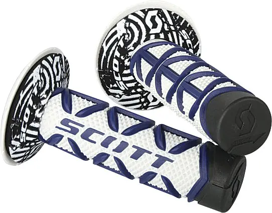 SCOTT Diamond MX Grips - Blue/White