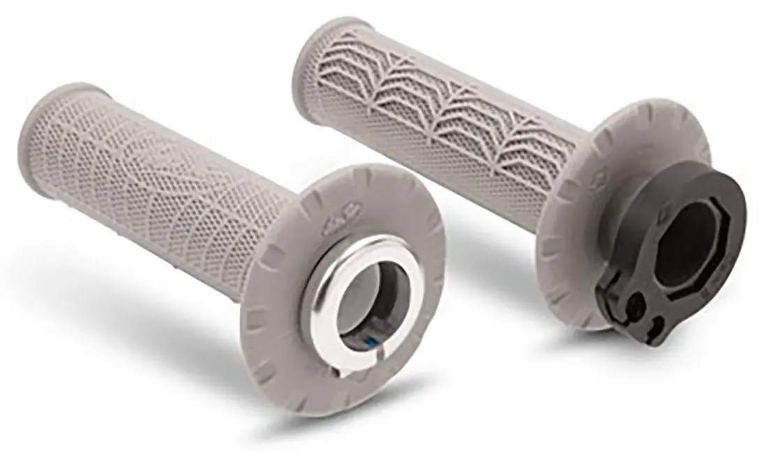 Motion Pro Dirt Control Ii ODI Lock On Grips - Grey