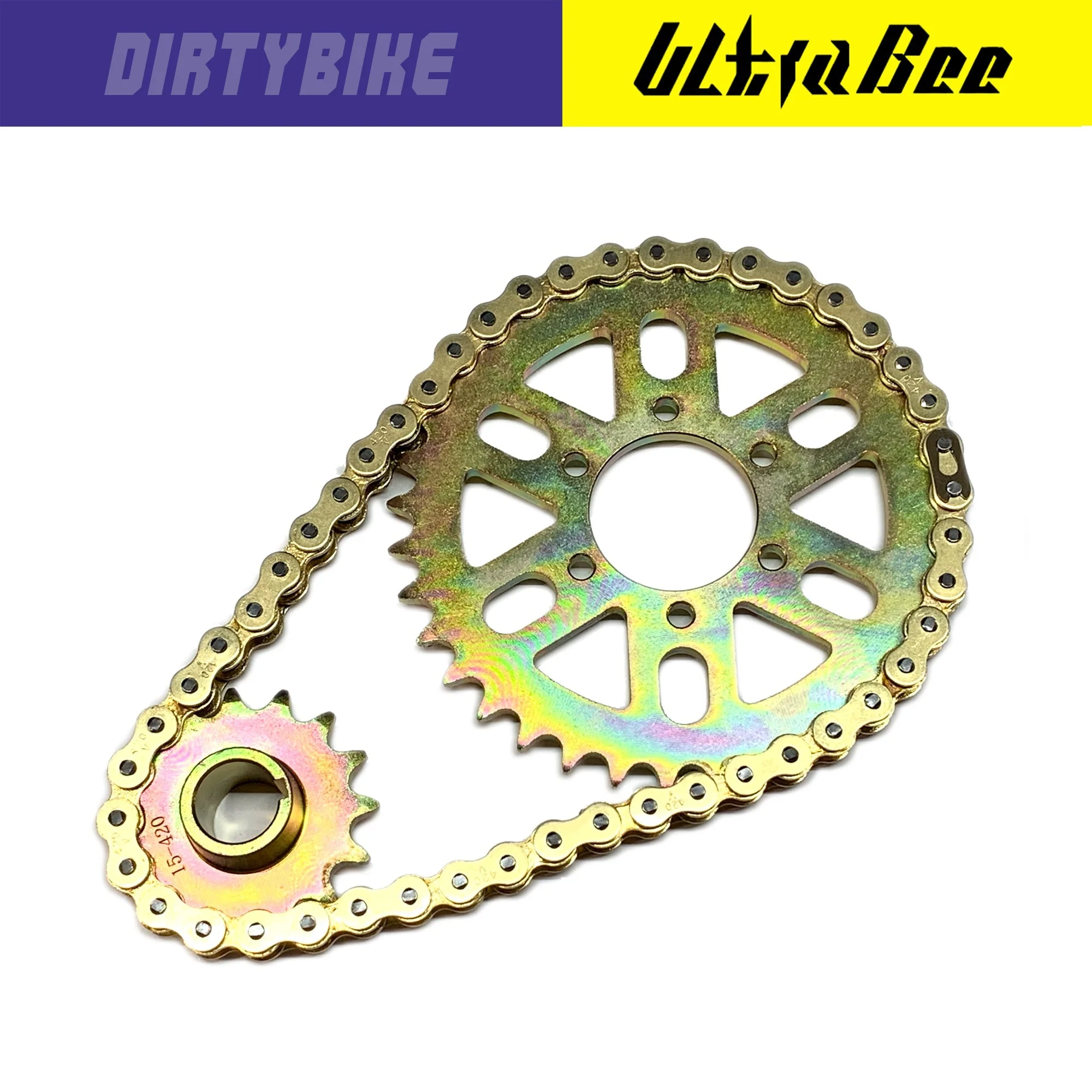 DirtyBike 420 Gold Series Primary Belt to Chain Conversion Kit Sealed X-Ring Surron Ultra Bee