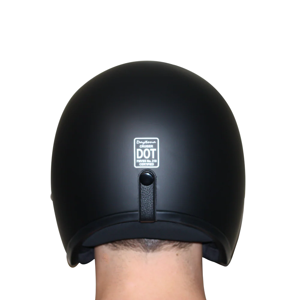 DOT Approved Daytona Cruiser Open Face Motorcycle Helmet - Men, Women & Youth - With Visor & Graphics - W/ 2nd Amendment Seal - Image 7