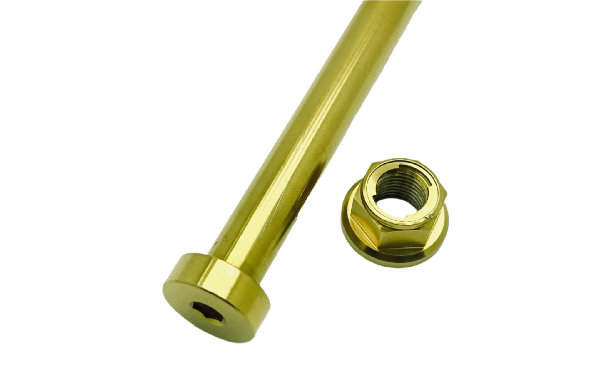 E-Ride Pro SS 2.0/ Pro S Titanium Rear Axle and Nut (2 Pieces) - Image 6