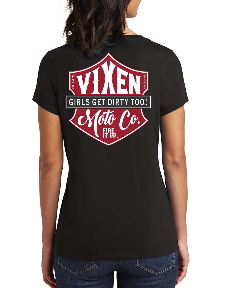 Fire it Up Ladies V Neck Tee - Image 5