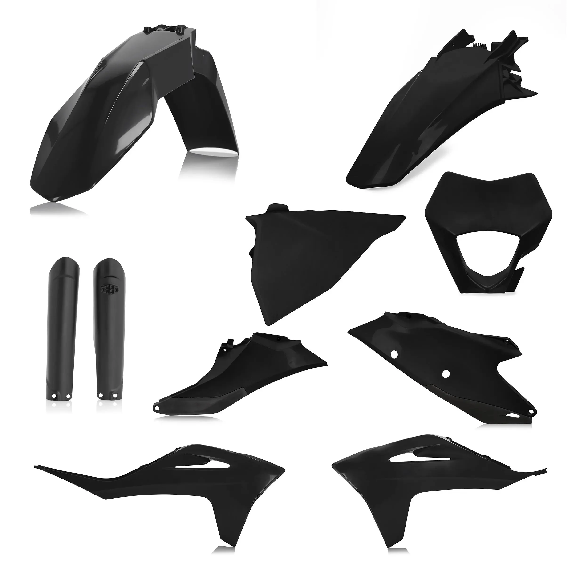 Full Plastic Kit Gas Black