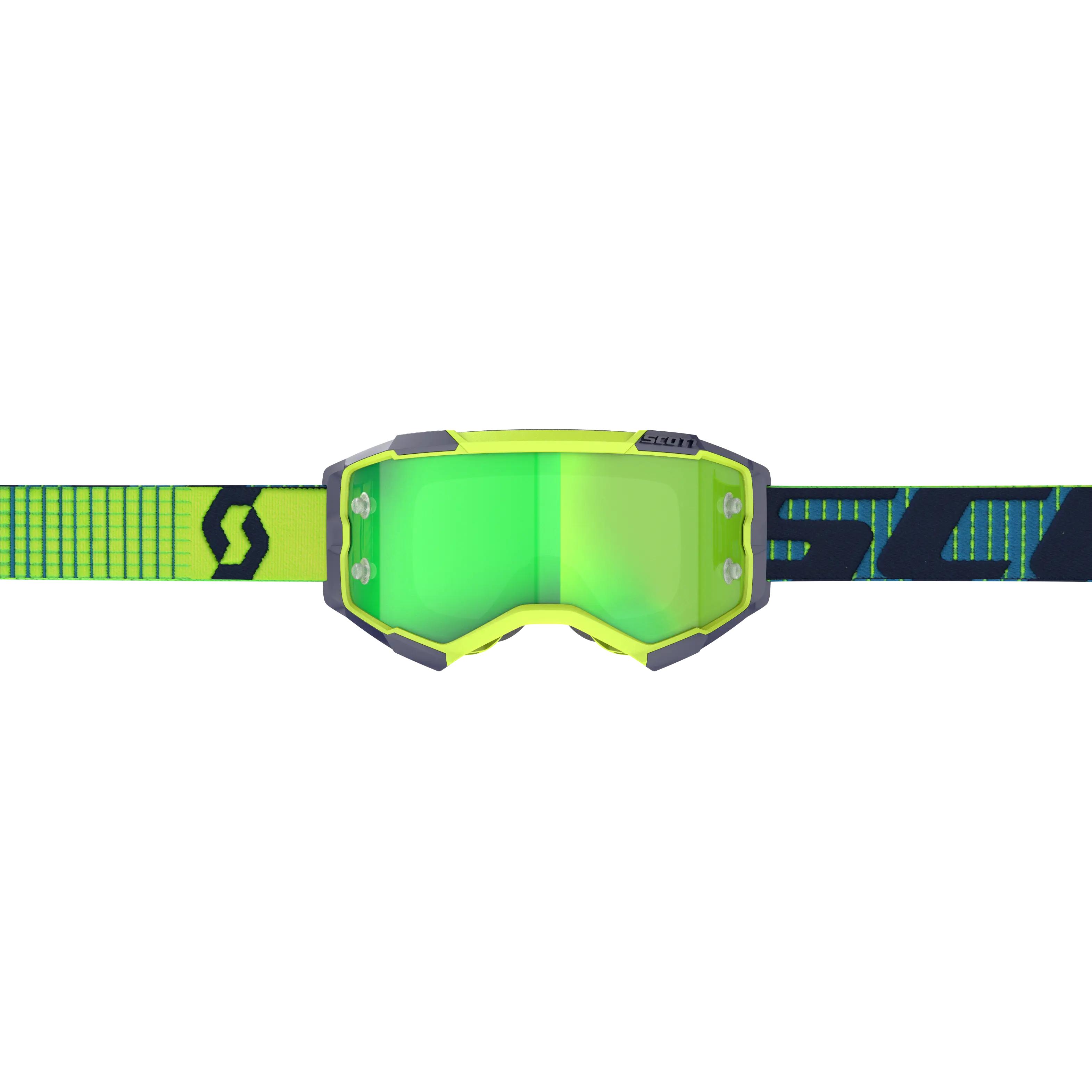 Fury Goggle Blue/Yellow Green Chrome Works Lens