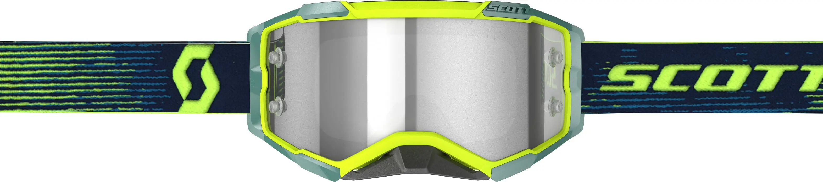 Fury Goggle Ls Neon Ylw/Blue Light Sensitive Grey Works