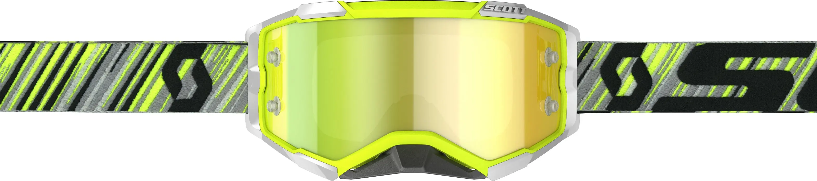 Fury Goggle Yellow/Grey Yellow Chrome Works