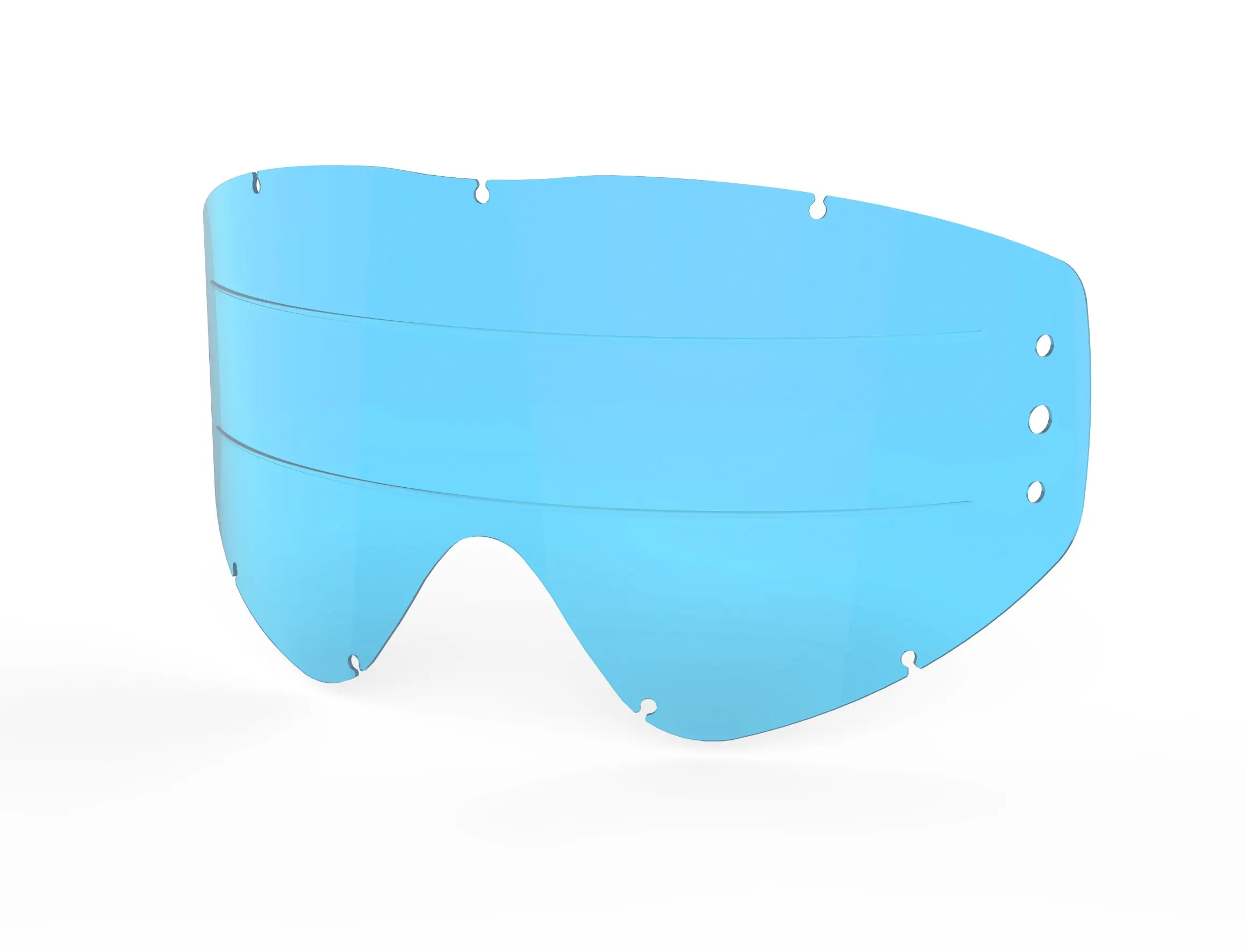 EKS Go X Zip Off Lens Blue - Replacement Lens