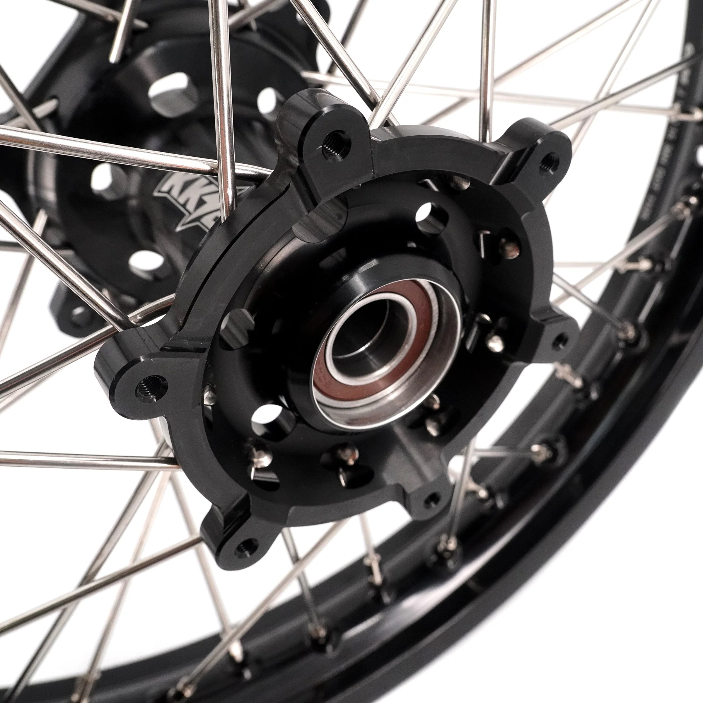 KKE 21/18 Enduro Dirtbike Wheel Rim For SUZUKI DRZ400 DRZ400S DRZ400E Black Hub & Rim - Image 10