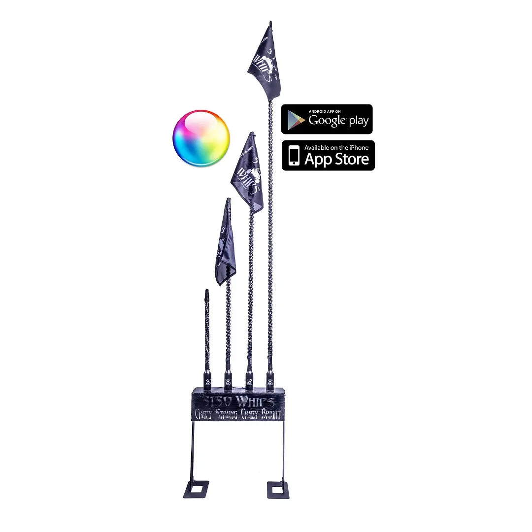 5150 LED Color Changing Whips w/ Bluetooth Control - Image 3