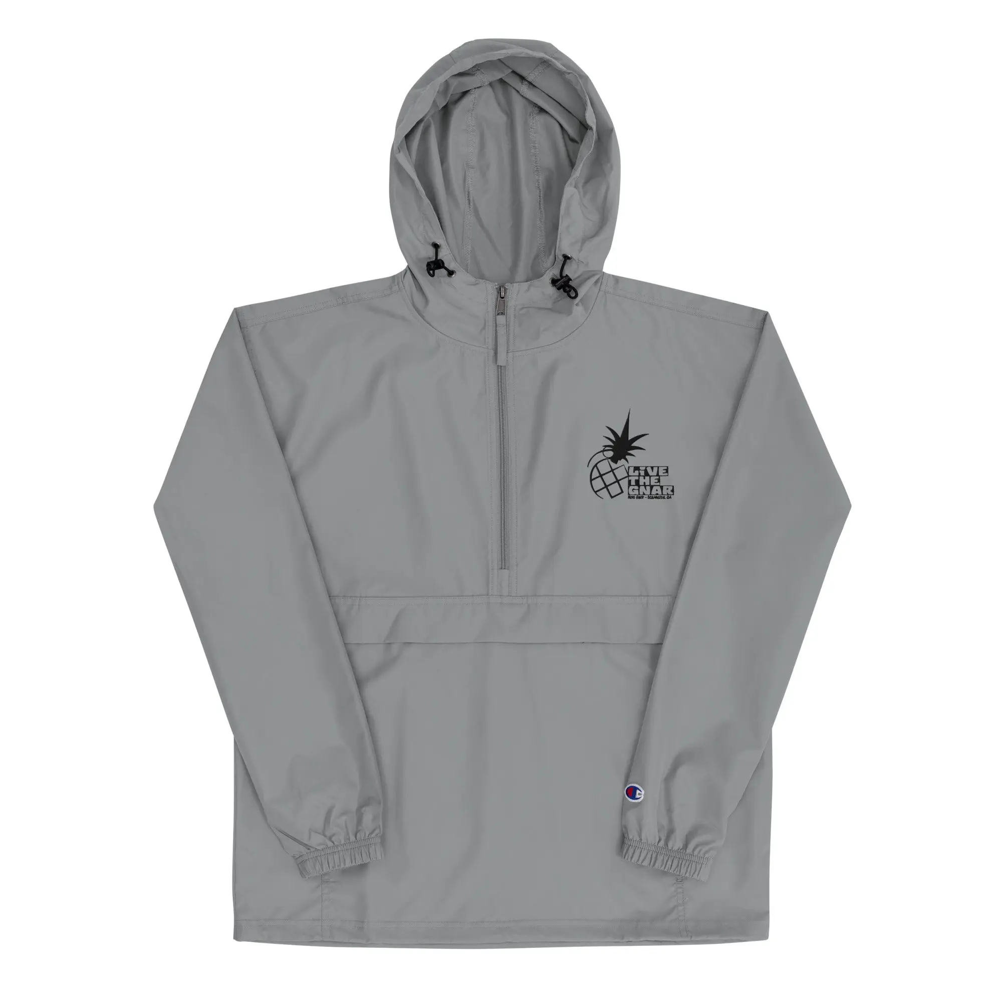 Live the Gnar x Champion Embroidered Packable Jacket