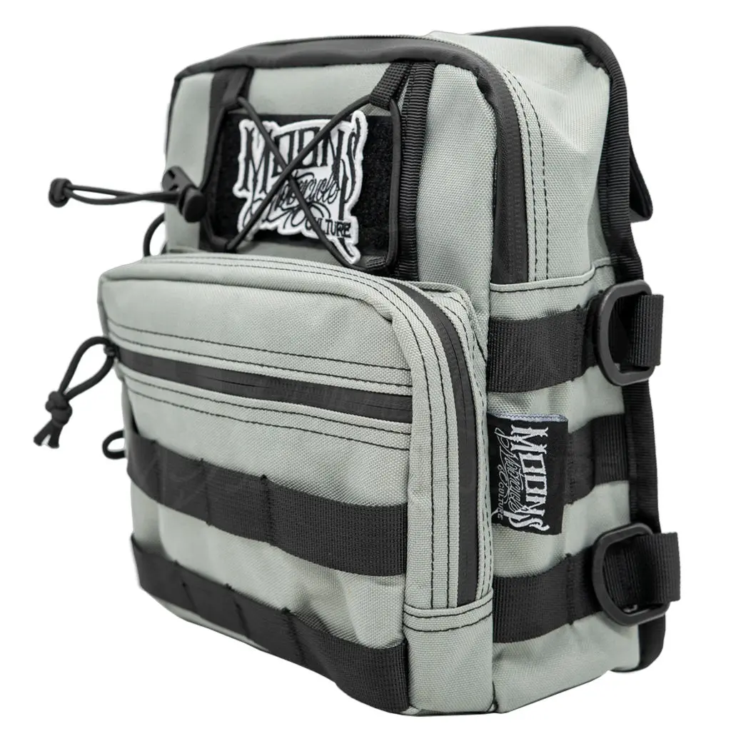 MOONSMC® BALKAN Molle HandleBar Bag - Gray - Image 2