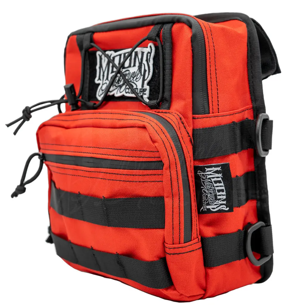 MOONSMC® BALKAN Molle HandleBar Bag - Red - Image 2