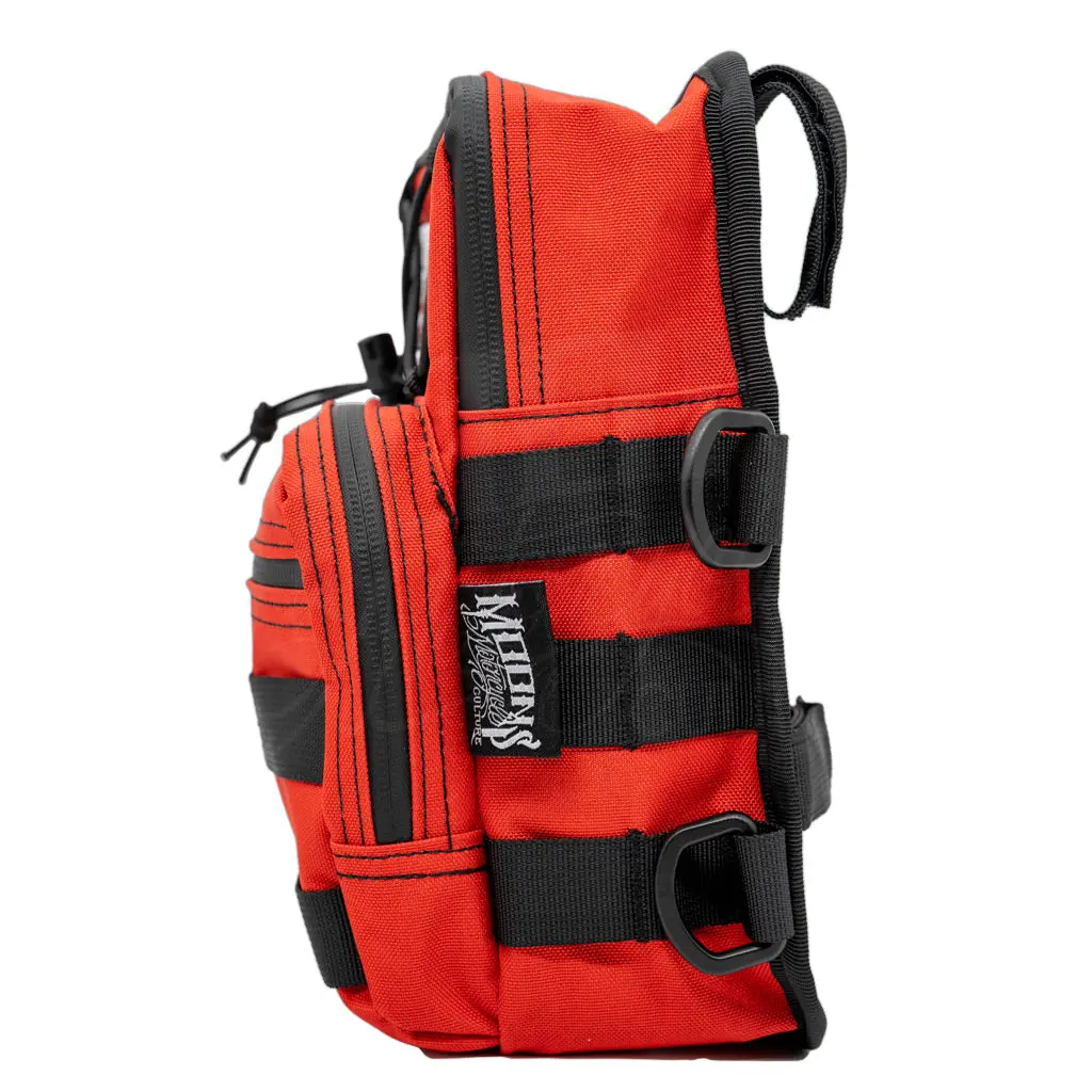 MOONSMC® BALKAN Molle HandleBar Bag - Red - Image 3