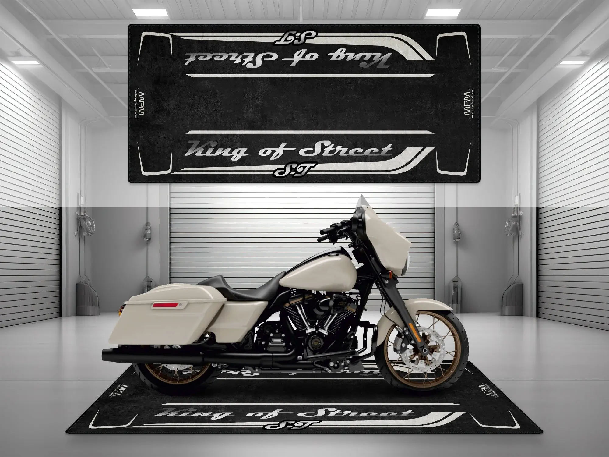 Motorcycle Mat for Cruiser Motorcycle "King of Street ST" - MM7348 - Image 3