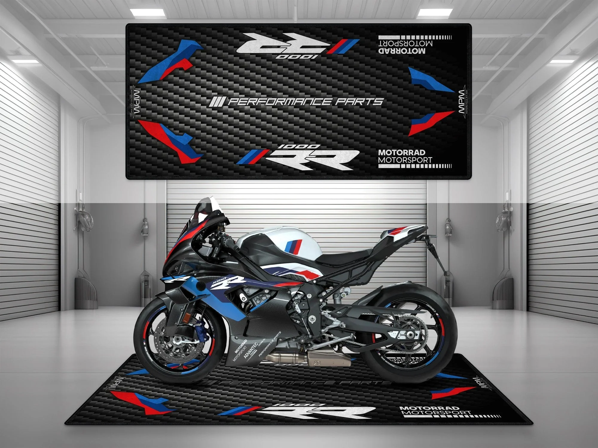 Motorcycle Mat for M1000RR Carbon Sportbike Motorcycle - MM7161