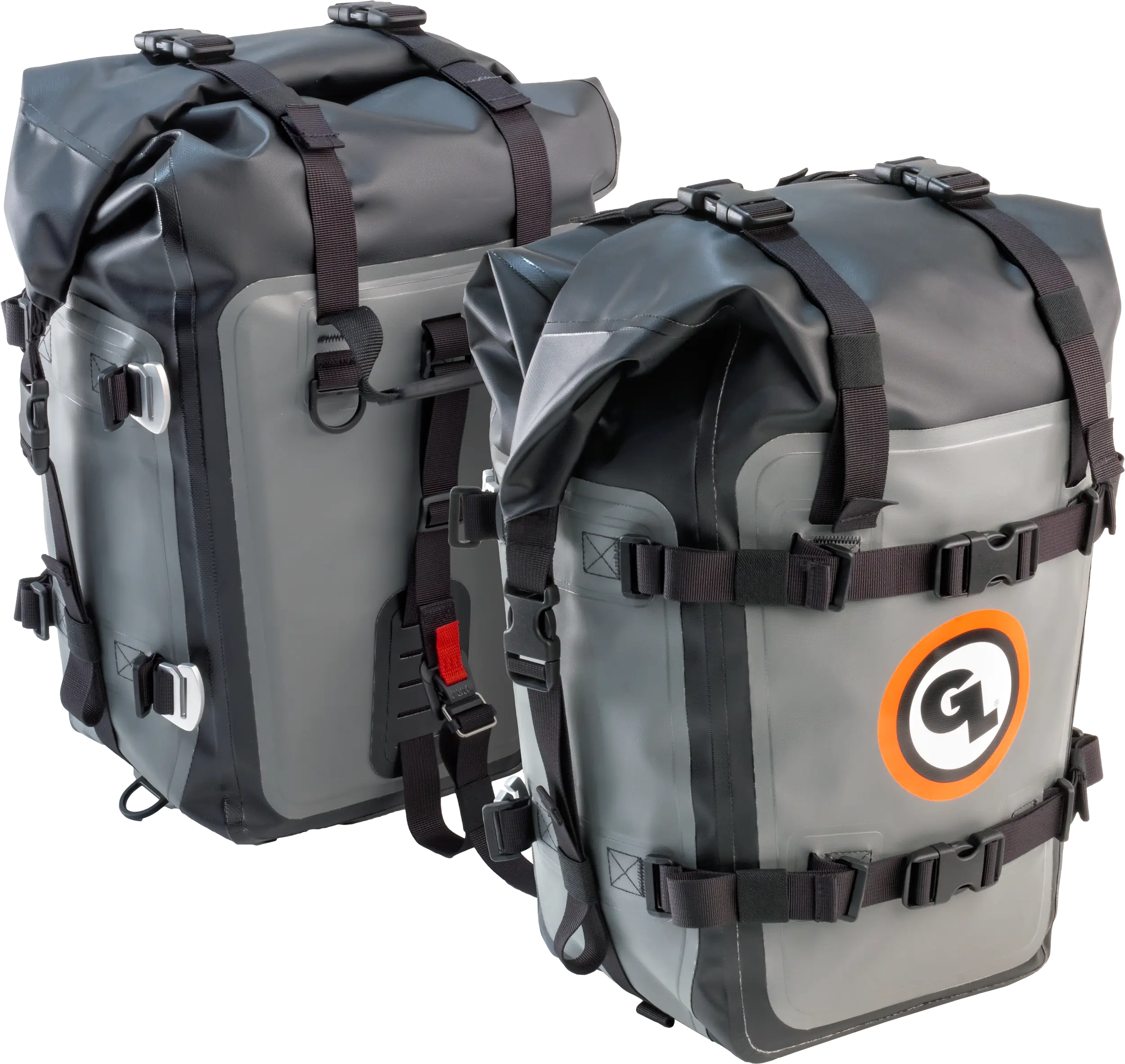 Giant Loop Mototrekk Panniers - Grey Pair