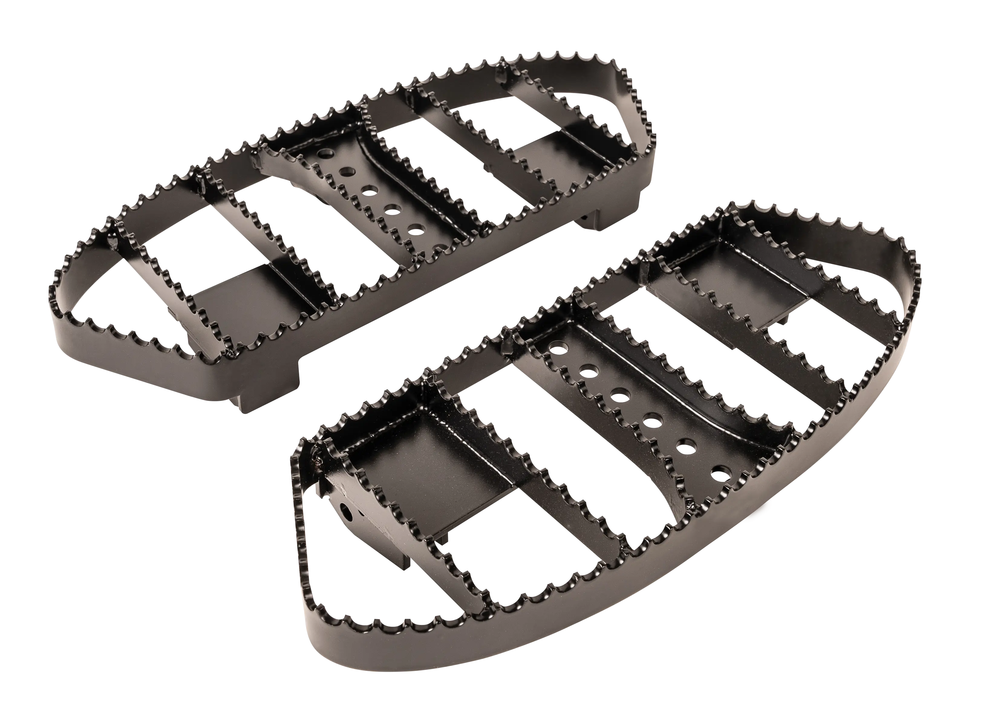 Burley MX Style Passenger Boards - Black - Harley Davidson | FLT - Image 3