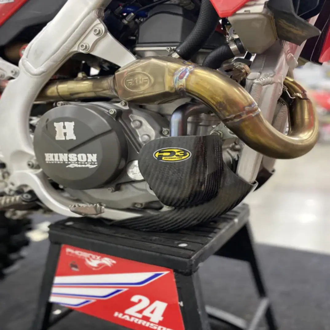 P3 Carbon Fiber Skid Plate - Enduro - 2019-2023 - Kawasaki  - KX450F - Image 3