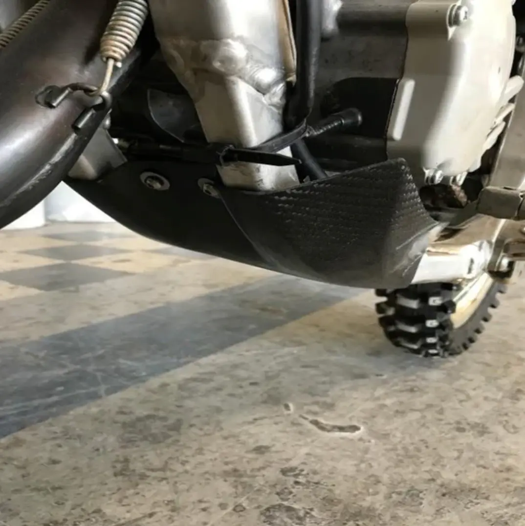 P3 Carbon Fiber Skid Plate - Factory Replica - 2017-2022 - Husqvarna - TC 250 / TX 300 - Image 3