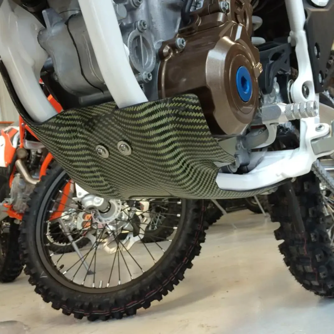 P3 Carbon Fiber Skid Plate - Factory Replica - 2021-2023 - GasGas - EX300 - Image 6
