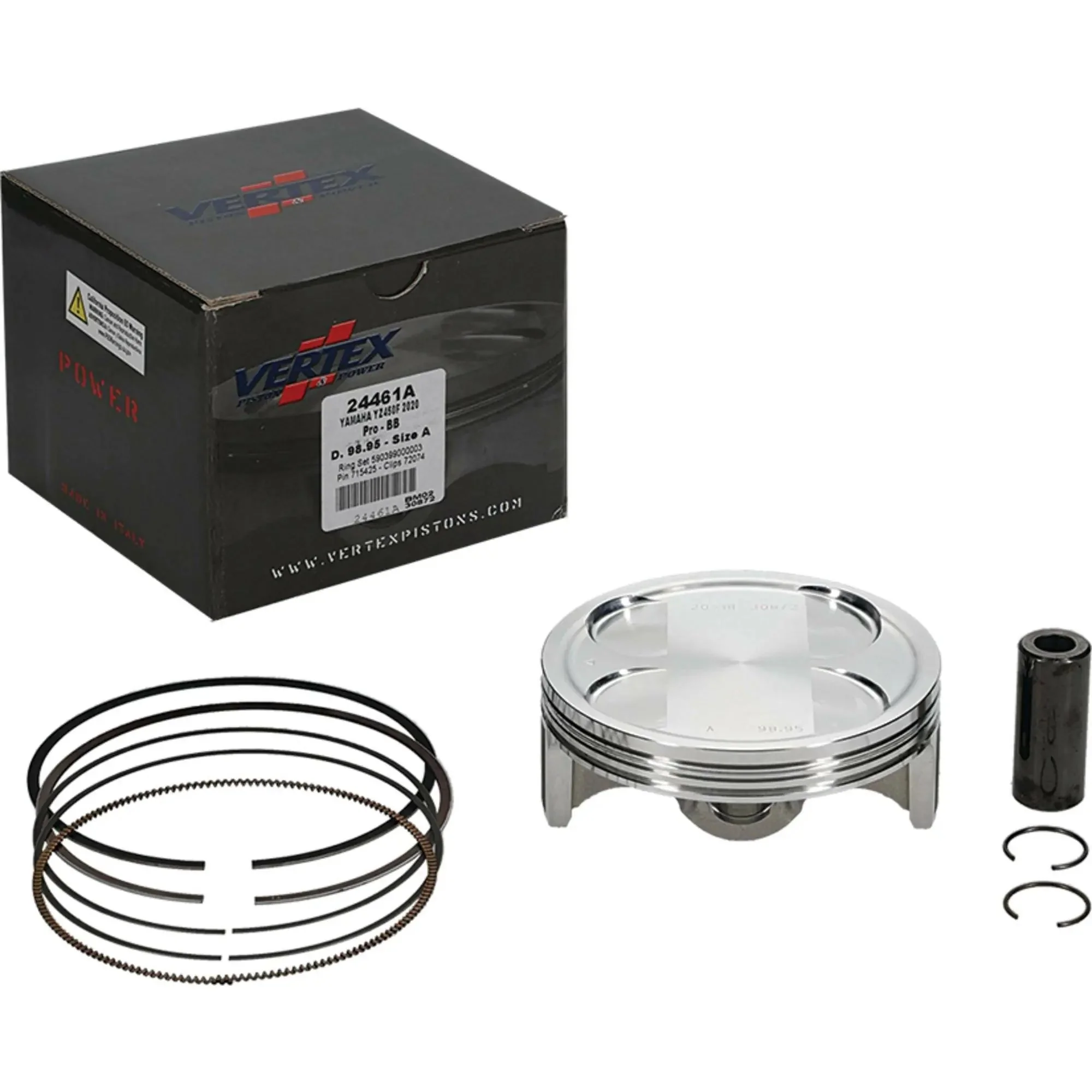 Piston Kit Bb Forged 98.95/+2.00 12.8:1 Yam