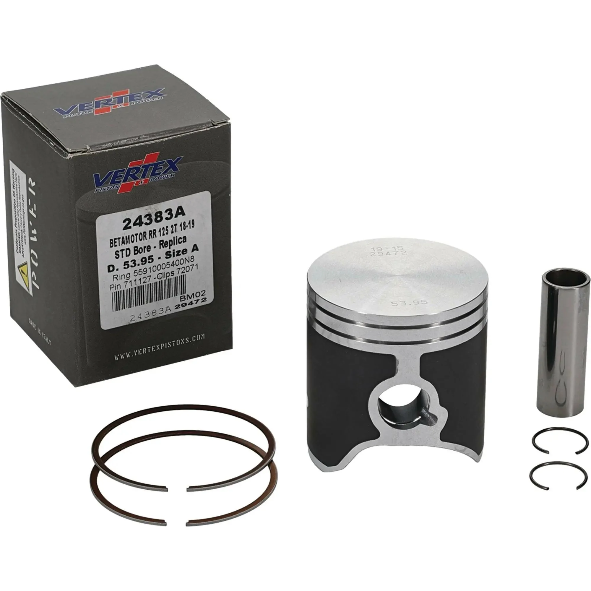 Piston Kit Cast 53.95/Std Beta