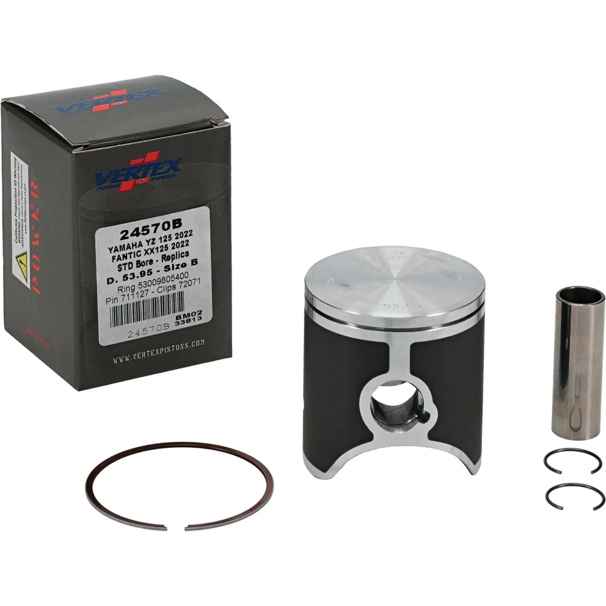 Piston Kit Cast 53.95/Std Yam