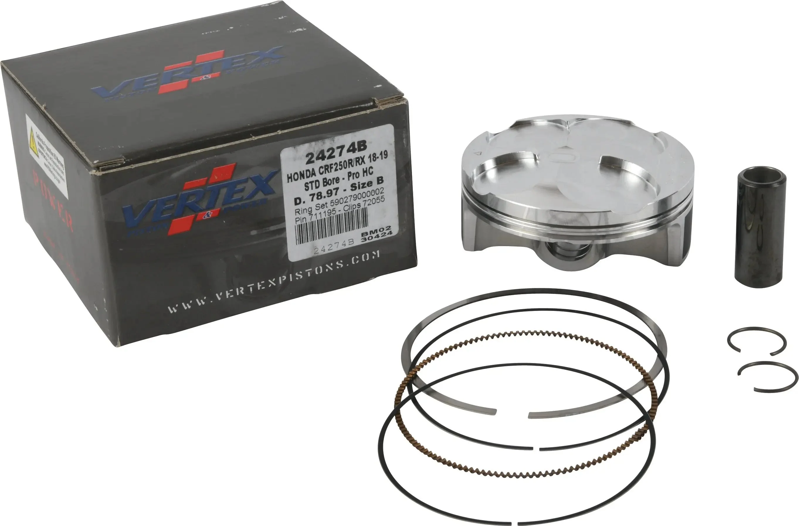 Piston Kit Hc Forged 78.97/Std 14.6:1 Hon