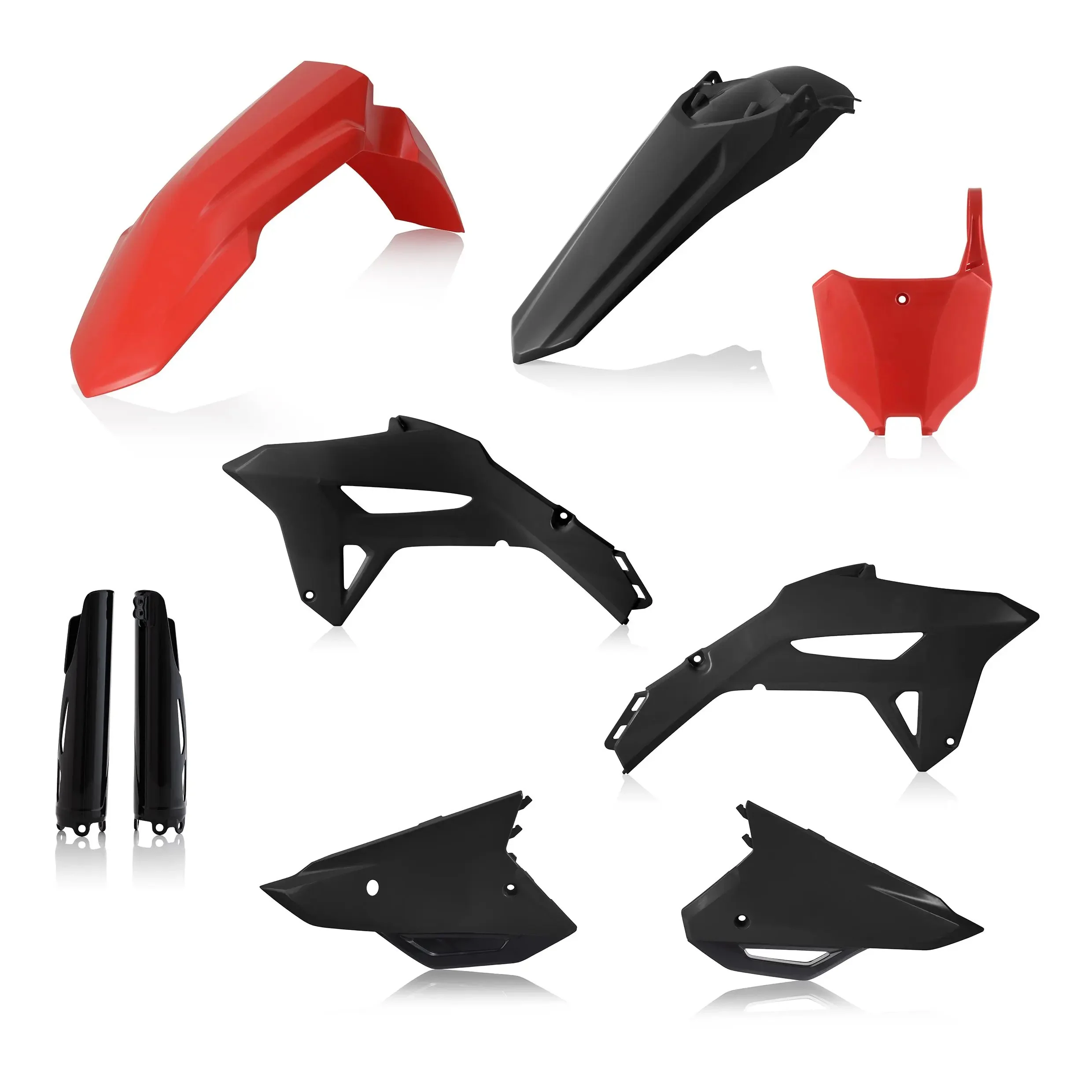 Plastic Kit Full Hon Red/Black