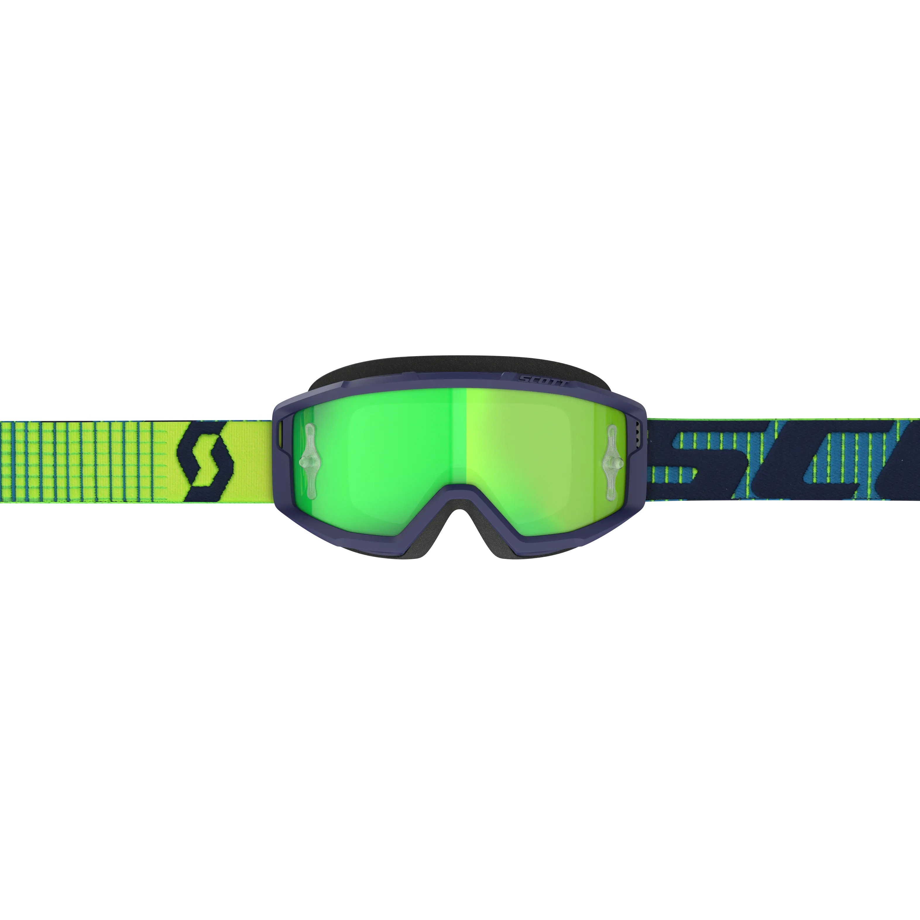 Primal Goggle Blue/Yellow Green Chrome Works Lens