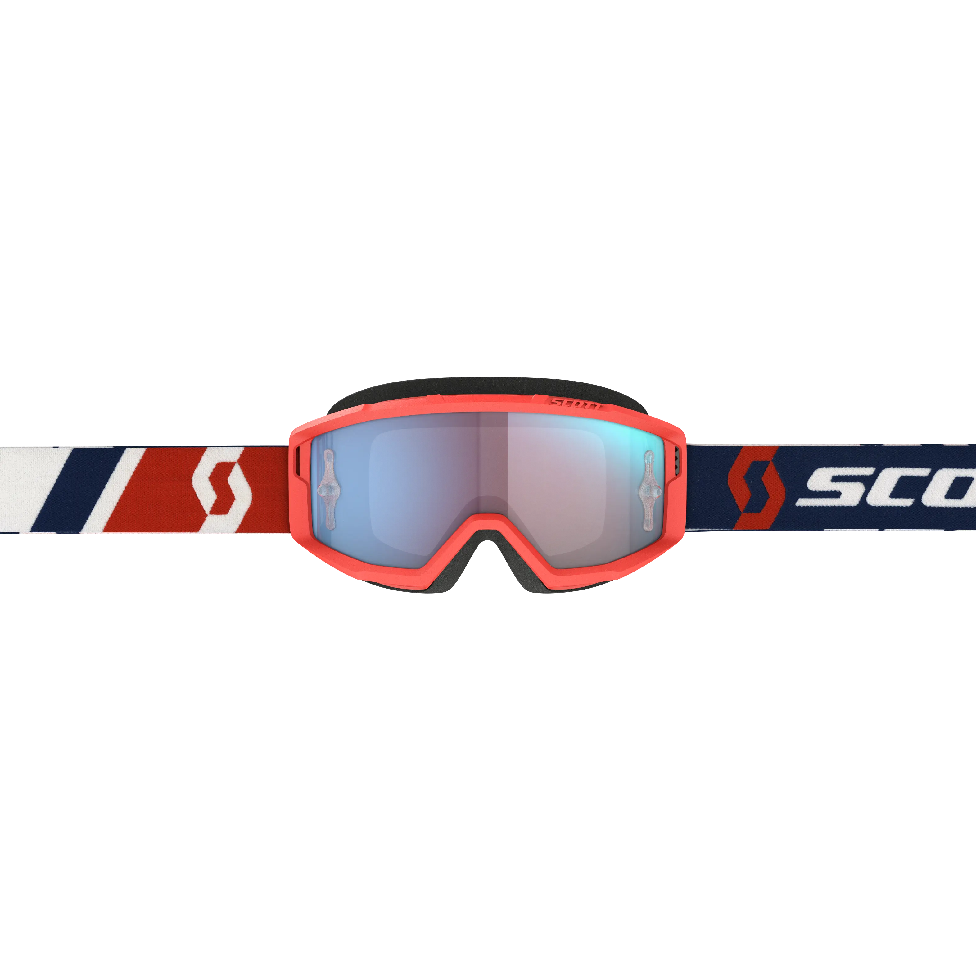Primal Goggle Red/Blue Blue Chrome Works Lens