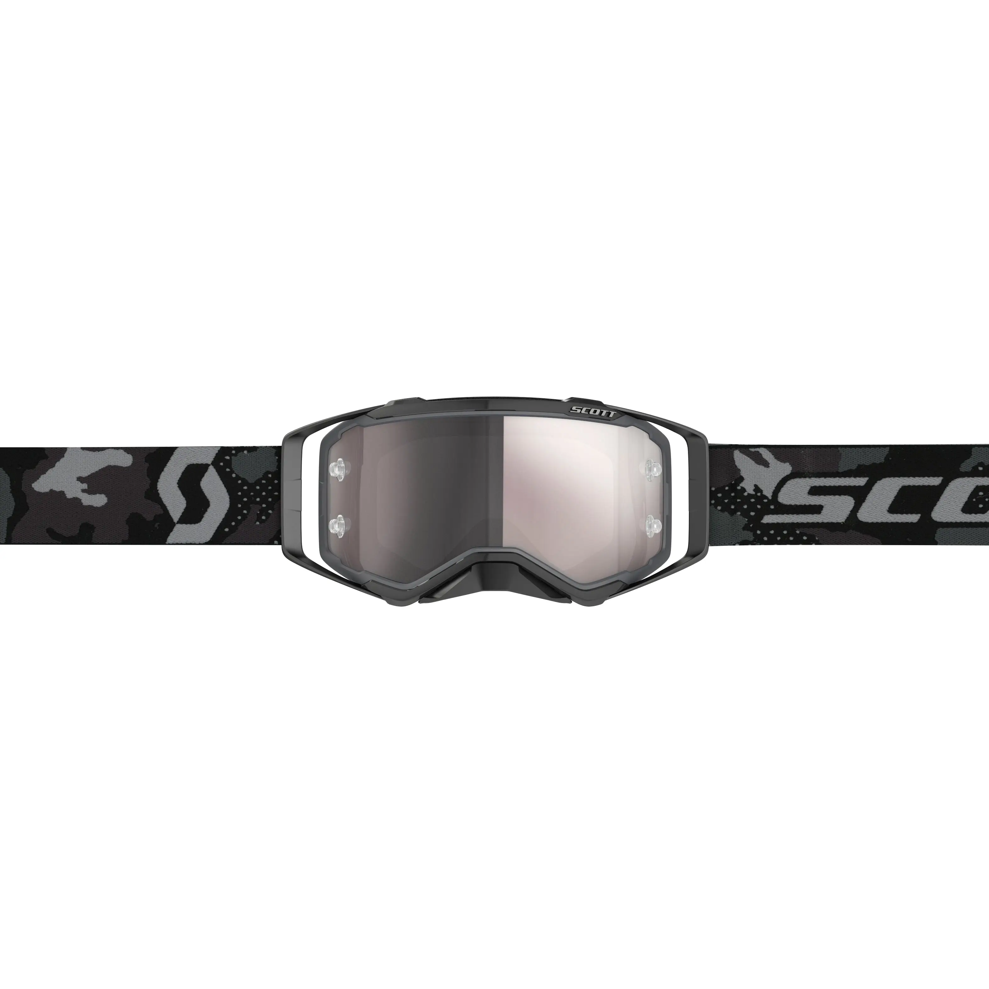 Prospect Goggle Dark Grey/ Blk W/Silver Chrome Works