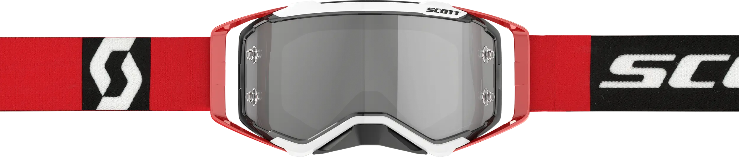 Prospect Goggle Red/Black Silver Chrome Works