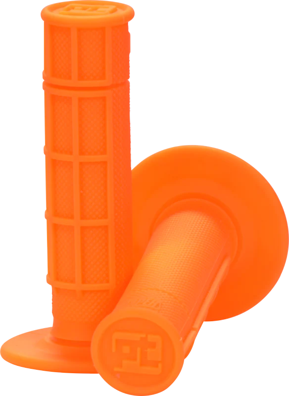 ProTaper 1/2 Waffle Grips - Neon Orange - Image 2