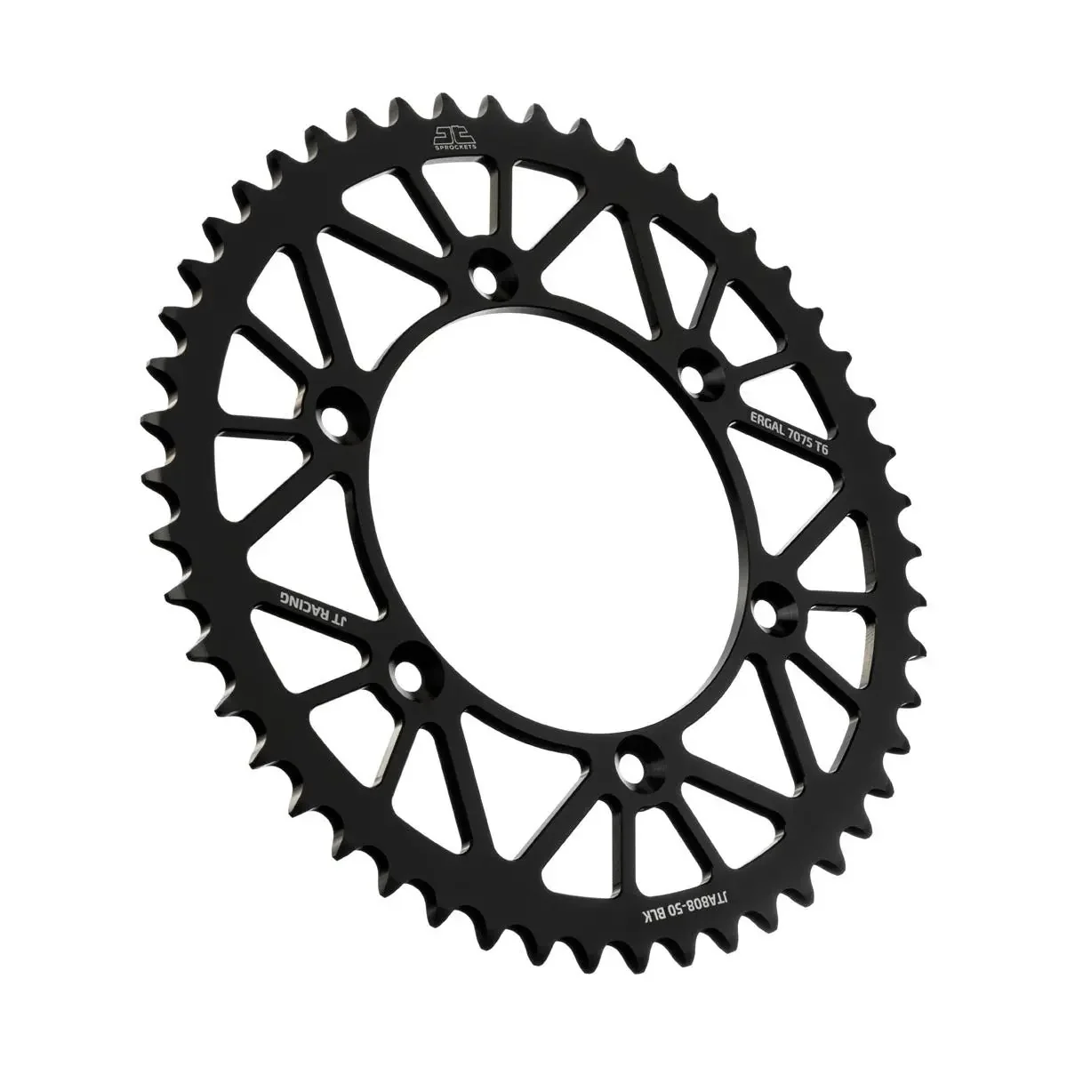 JT Rear Racelite Sprocket Alum 50 Tooth 520 Blk Kaw/Suz