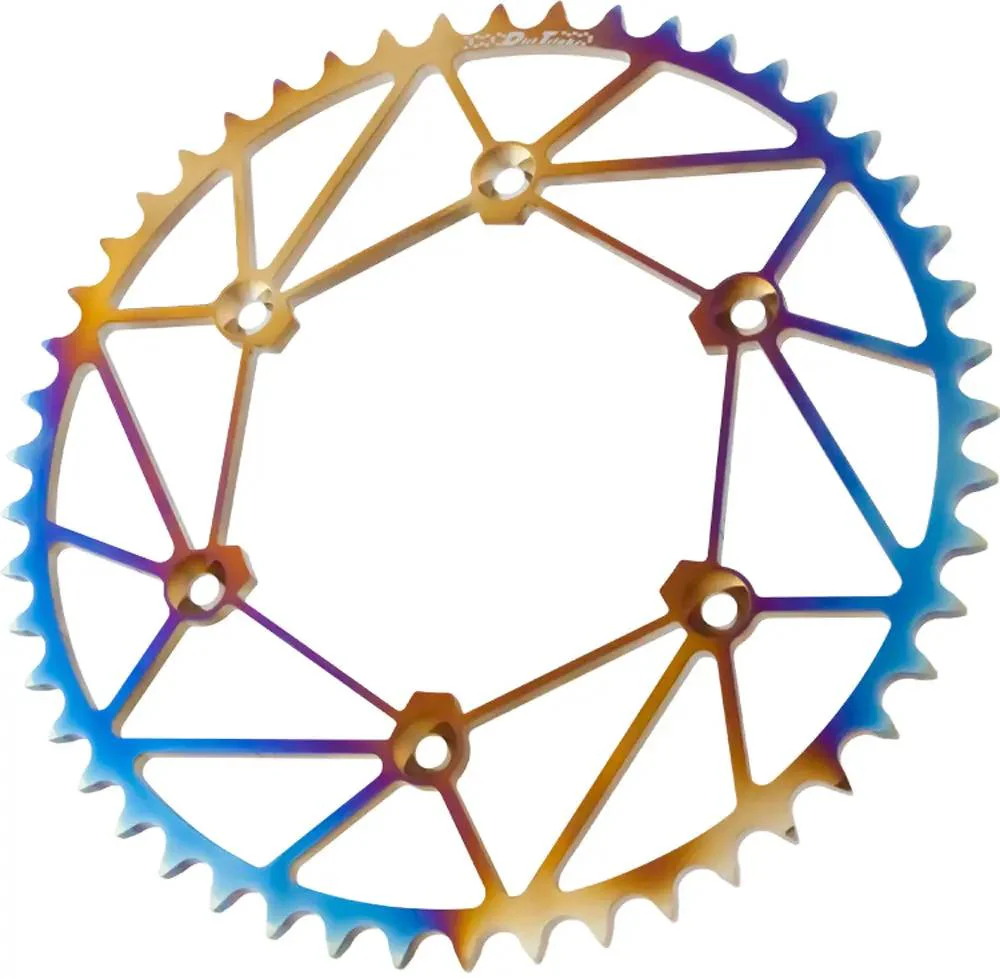 Rear Sprocket Chromoly Stl/Zir 46t 420 Chromatic Ktm/Husq