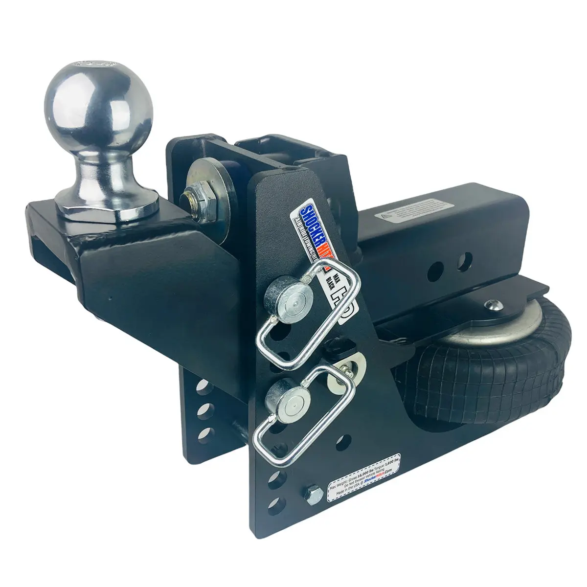 Shocker Hitch Max Black HD Air Hitch - 20,000 lbs. GTW - Image 13