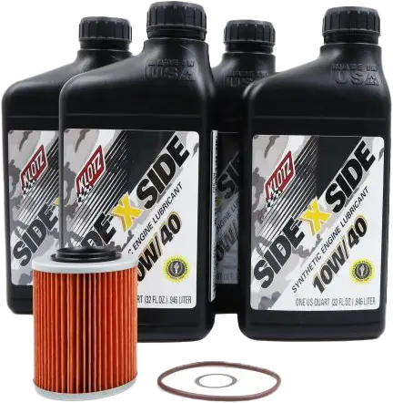 Klotz Side X Side Oil Change Kit 10w40 With Oil Filter Can Am